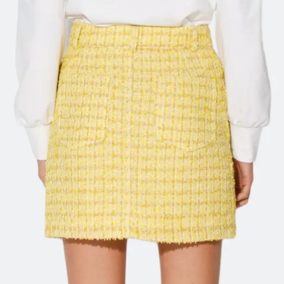 NWT Walter Baker tweed mini skirt size 8 - Picture 3 of 5